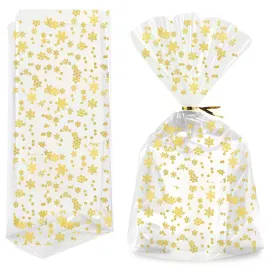 torebki-foliowe-prezentowe-swiateczne-zlote-sniezynki-zestaw-25-sztuk-20x35