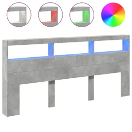 zaglowek-z-polkami-i-led-szarosc-betonu-220x17x102-cm