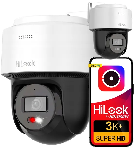 Kamera Obrotowa 6MPx 3K HiLook by Hikvision PTZ-N2C600M-DE(2.8mm) PoE Audio