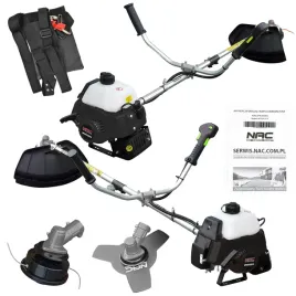 Zdjęcie produktu KOSA SPALINOWA PODKASZARKA NAC MOC 3.3 KM W ZESTAWIE TARCZA + ŻYŁKA 42 CM