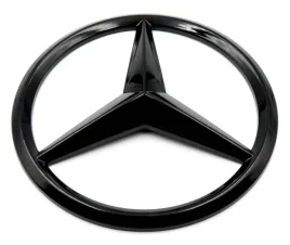 emblemat-logo-znaczek-gwiazda-czarny-polysk-na-klape-tyl-do-mercedes-90mm