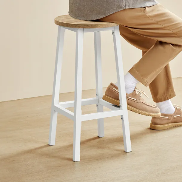 taboret-barowy-dab-sonoma-nogi-biale-rodzaj-nog-proste