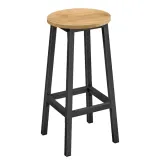 taboret-barowy-dab-nogi-czarne