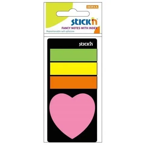 zakladki-indeksujace-neon-notes-serduszko-stick-n