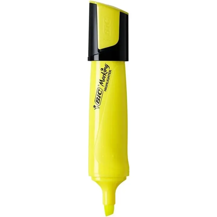 bic-zakreslacz-flat-highlighter-zolty-stan-nowy