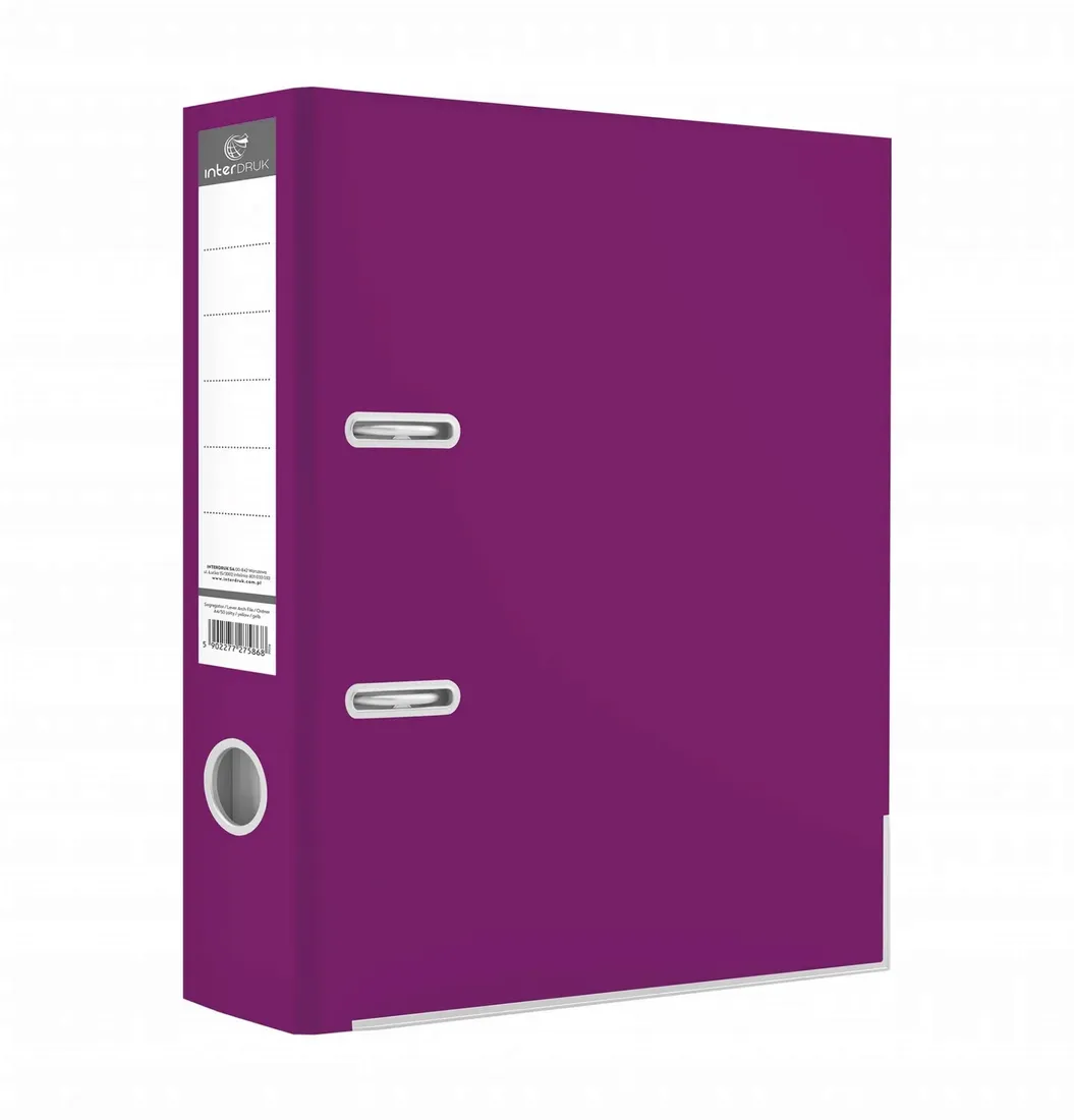 interdruk-segregator-a4-50-2r-fioletowy
