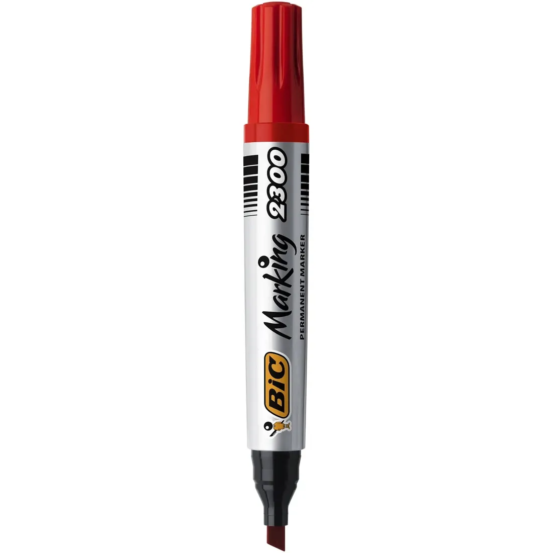 marker-ecolutions-czerwony-scieta-koncowka-bic