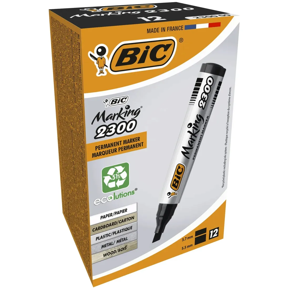 marker-ecolutions-czarny-scieta-koncowka-bic