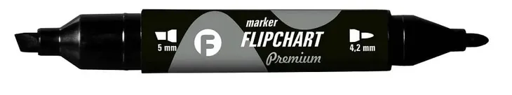 marker-dwustronny-flipchart-premium-czarny