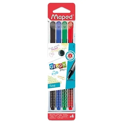 cienkopis-graph-peps-deco-basic-4kol-maped