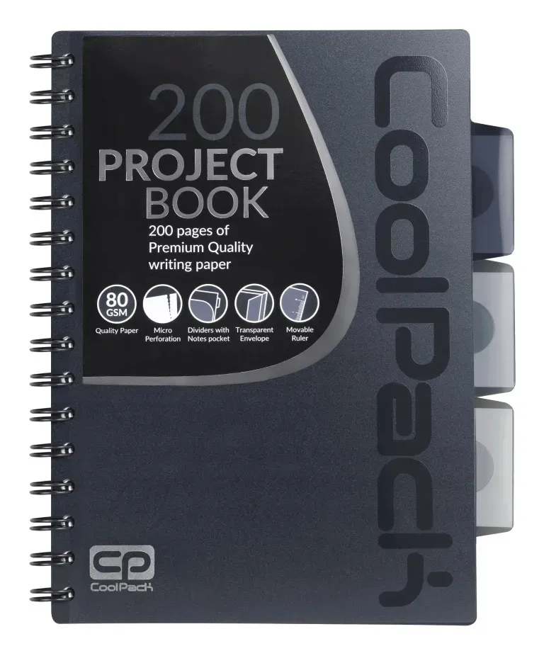 coolpack-kolozeszyt-pp-a5-grey-200stron
