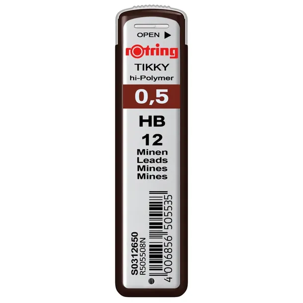 grafit-0-5-rotring-hb-waga-z-opakowaniem-0-15-kg