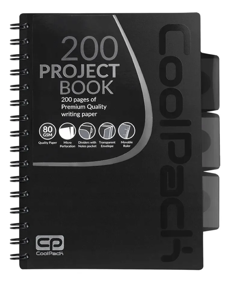coolpack-kolozeszyt-pp-a5-black