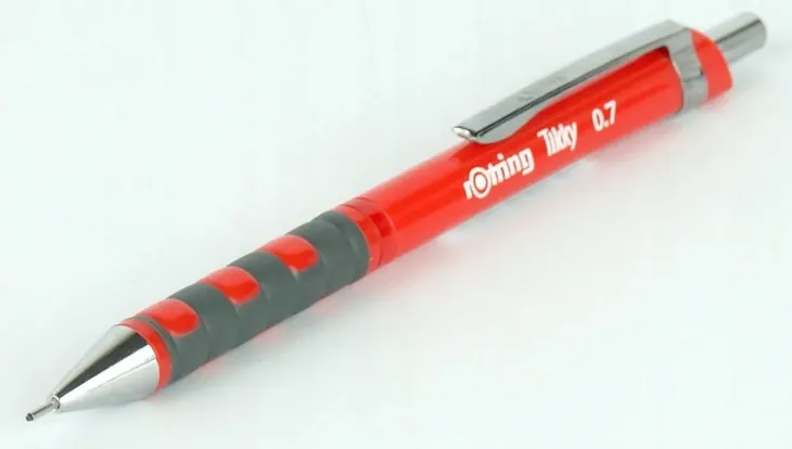 rotring-tikky-olowek-07-czerwony-korpus-gumka-bez-gumki