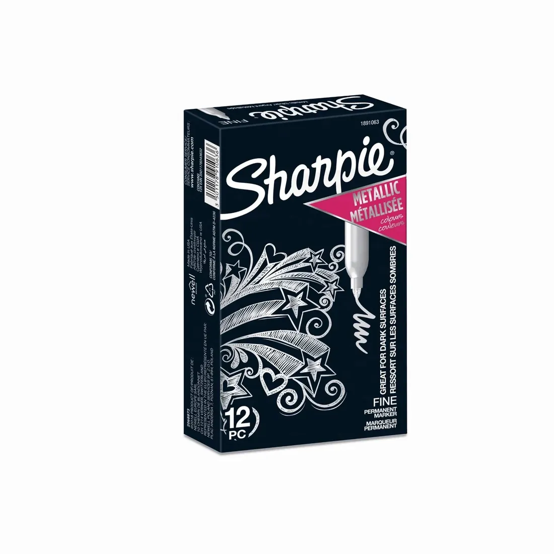 sharpie-marker-matallic-srebrny-stan-nowy