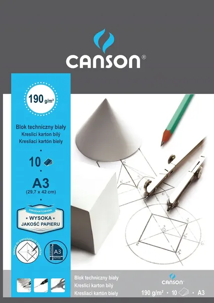 blok-techniczny-bialy-a3-canson-52e3-582a6-stan-nowy
