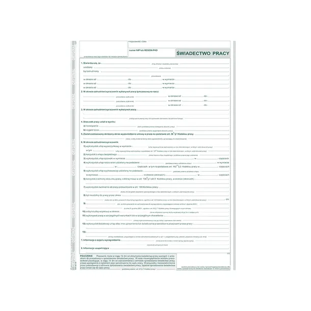 swiadectwo-pracy-a4-501-1-n-stan-nowy