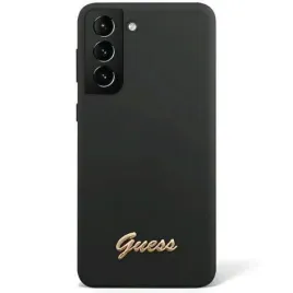 guess-silicone-script-metal-logo-etui-samsung-galaxy-s23-czarny