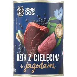 john-dog-szczeniak-dzik-z-cielecina-jagodami-400g