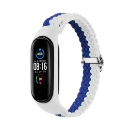 opaska-pleciona-smart-band-m3-m4-m5-m6-white-blue-bialo-niebieski