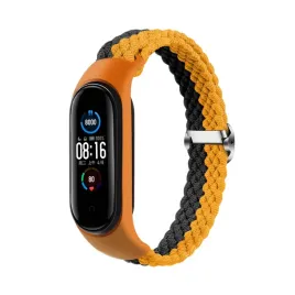opaska-pleciona-smart-band-m3-m4-m5-m6-orange-gray-pomaranczowo-szary