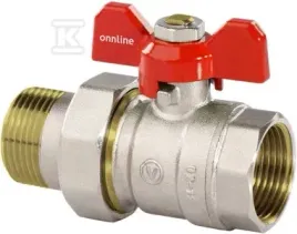 zawor-kulowy-niklowany-standard-z-dlawikiem-pn16-1-pn16-z-motylkiem-wer