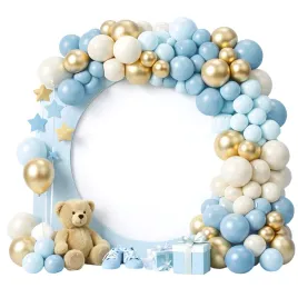 zestaw-balonow-na-chrzest-girlanda-balonowa-balony-niebieskie-luk-scianka
