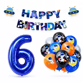 zestaw-dekoracji-na-6-urodziny-balony-kosmos-baner-happy-birthday-cyfra-6