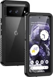 lanhiem-wodoodporne-etui-do-google-pixel-8-pyloszczelne-bezbarwno-czarne