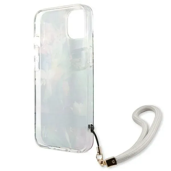 guess-etui-do-iphone-13-mini-niebieski-flower-material-tworzywo-sztuczne