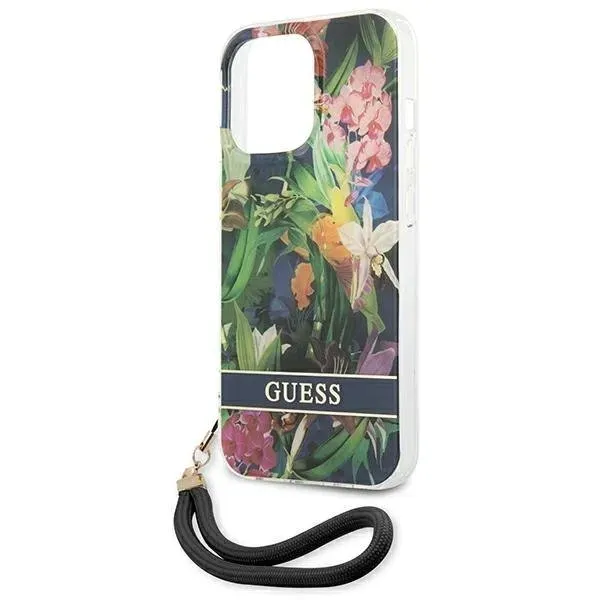guess-etui-do-iphone-13-pro-max-niebieski-flower-typ-plecki