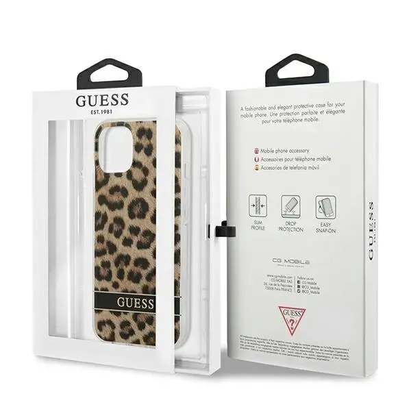 guess-etui-do-iphone-13-brazowy-leopard-stan-nowy