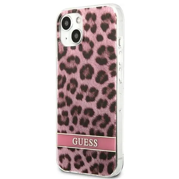 guess-etui-do-iphone-13-rozowy-leopard-stan-nowy