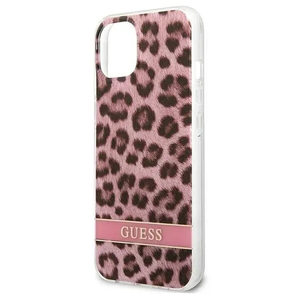 guess-etui-do-iphone-13-rozowy-leopard-stan-nowy
