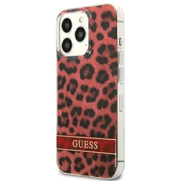 guess-etui-iphone-13-pro-13-czerwony-leopard-stan-nowy