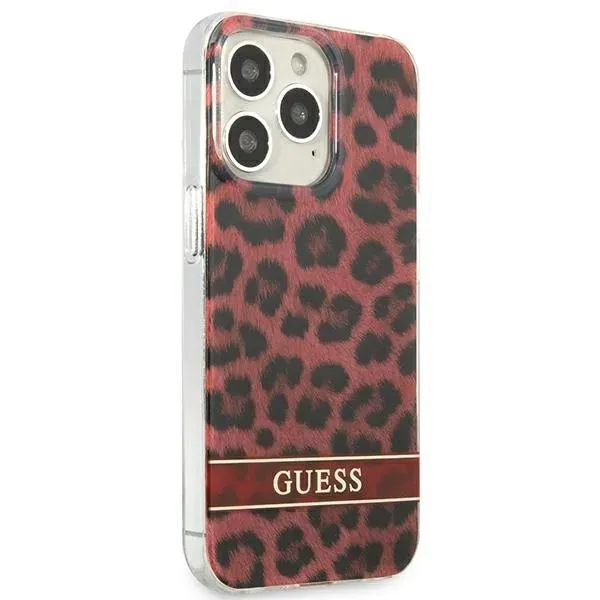 guess-etui-iphone-13-pro-13-czerwony-leopard-stan-nowy