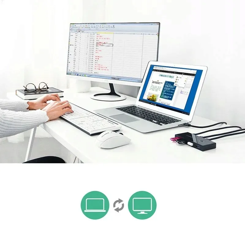 switch-przelacznik-box-kvm-usb-2x4-usb-2-0-ugreen