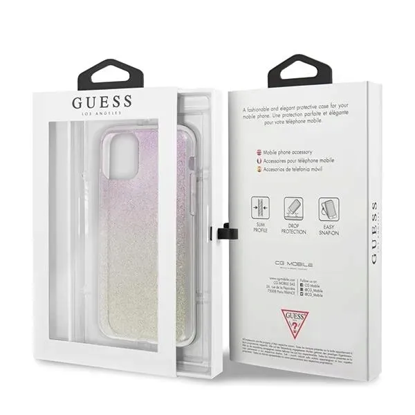 etui-iphone-11-pro-guess-glitter-gradient-rozowe