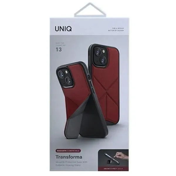 uniq-etui-transforma-iphone-13-czerwony-stan-nowy-kolor-czarny
