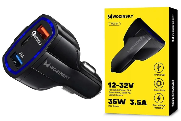 ladowarka-samochodowa-x2-usb-i-usb-typ-c-stan-nowy-kolor-czarny