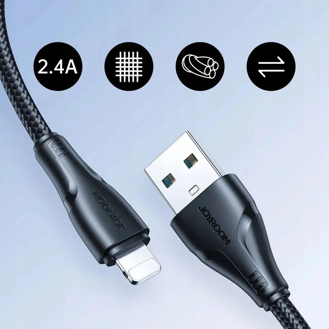 joyroom-kabel-usb-lightning-2-4a-2-m-czarny-stan-nowy