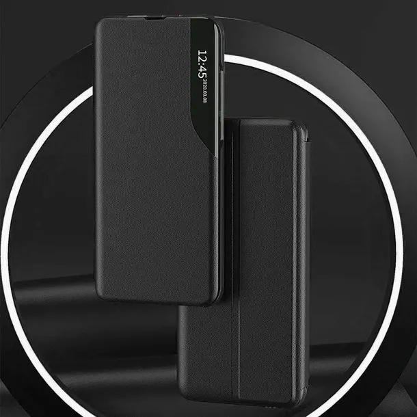 skorzane-etui-smart-view-do-huawei-p40-lite-e-stan-nowy-kolor-czarny