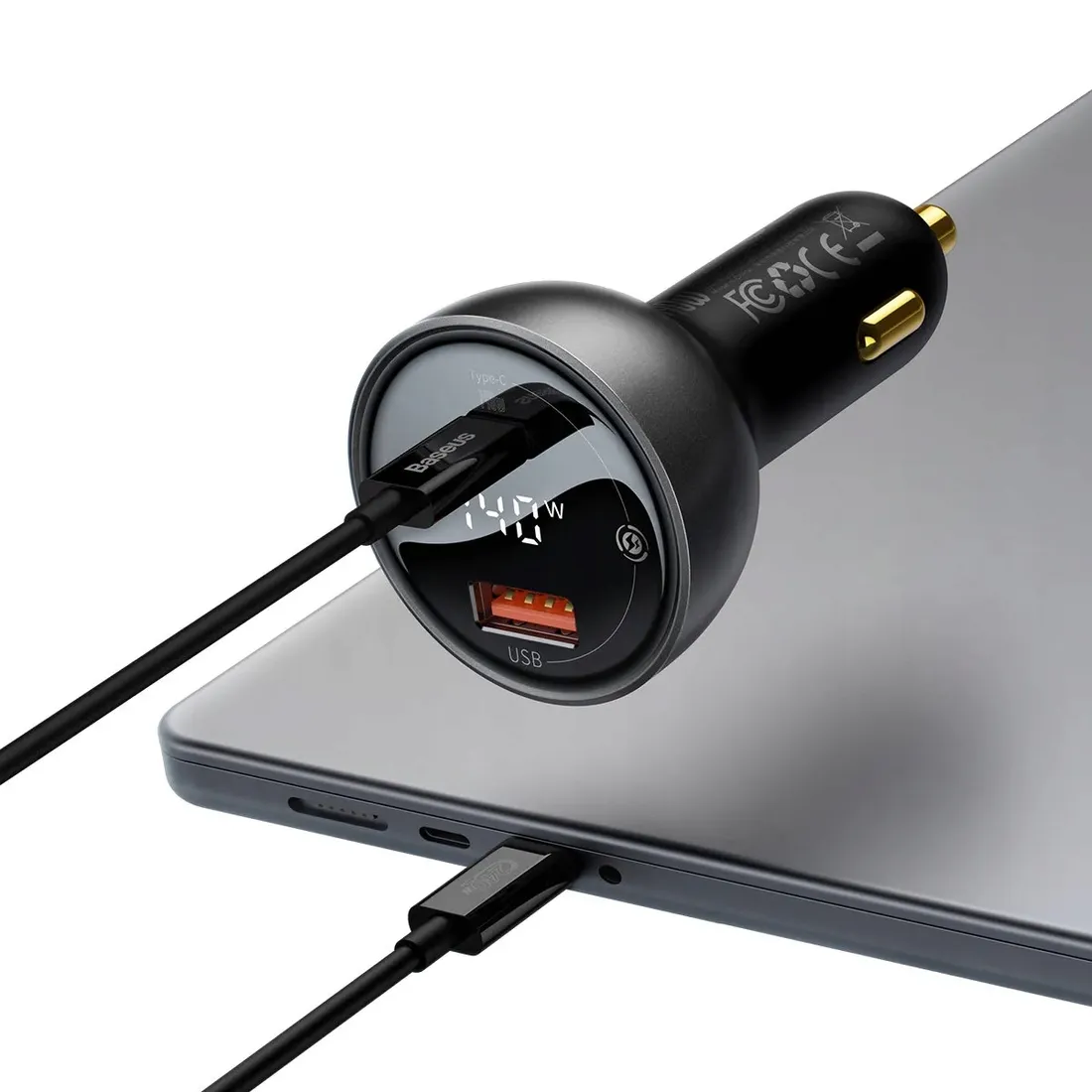 baseus-ladowarka-samochodowa-usb-usb-c-kabel-usb-c-stan-nowy