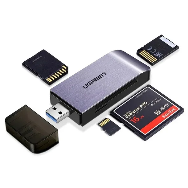 adapter-usb-4w1-czytnik-kart-sd-microsd-ugreen-obslugiwane-karty-pamieci-compactflash-cf-memory-stick-ms-micro-secure-digital-micro-sd-secure-digital-sd-stan-nowy