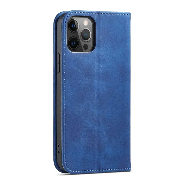 etui-do-iphone-12-pro-max-z-klapka-case-niebieski-material-skora-naturalna