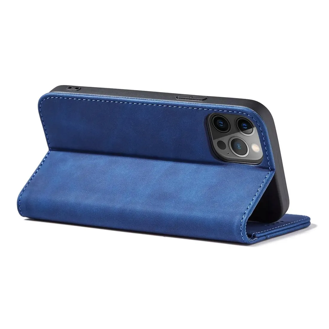 etui-do-iphone-12-pro-max-z-klapka-case-niebieski-stan-nowy
