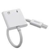 dudao-adapter-typ-c-mini-jack-l13t-white