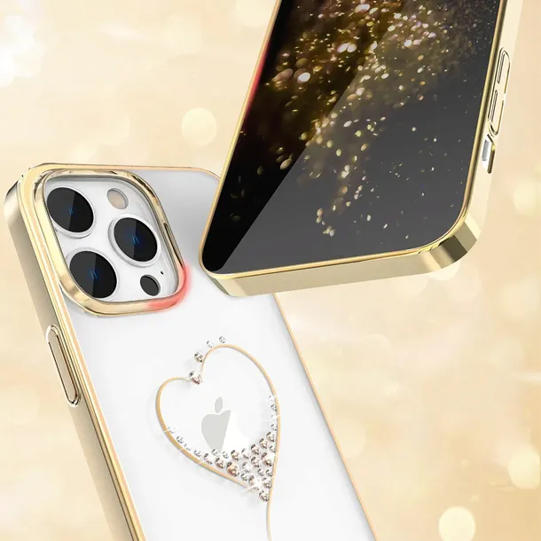 kingxbar-wish-case-do-iphone-14-plus-krysztalki-kolor-zloty