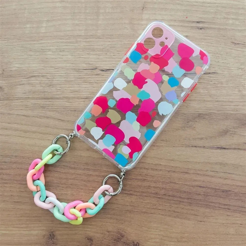 etui-z-lancuszkiem-do-iphone-13-mini-wzorem-stan-nowy