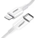 ugreen-kabel-usb-typ-c-iphone-3a-025-m-bialy